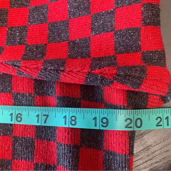 Checkered Cardigan Silk Wool Blend Checkered Vintage Sweater - Picture 15 of 16